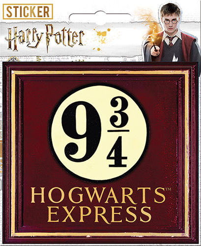 Harry Potter 9 3/4 Hogwarts Express Sticker