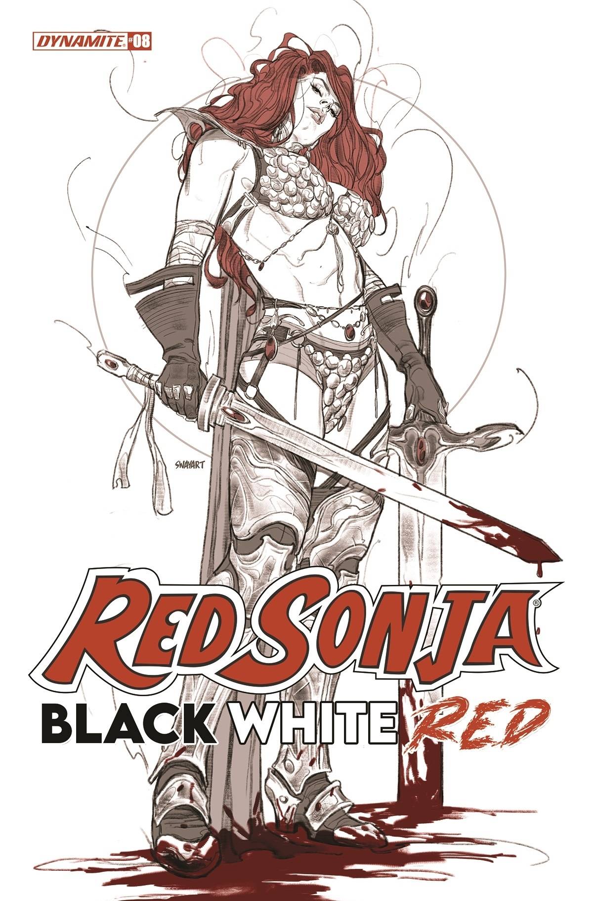 Red Sonja Black White Red #8 Cover B Sway