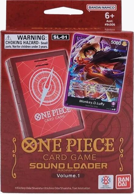 One Piece TCG: Sound Loader Volume 1 Monkey.D.Luffy (English)