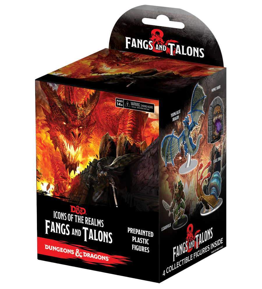D&D Icons Realms Minis Fangs & Talons Booster Box (Single)