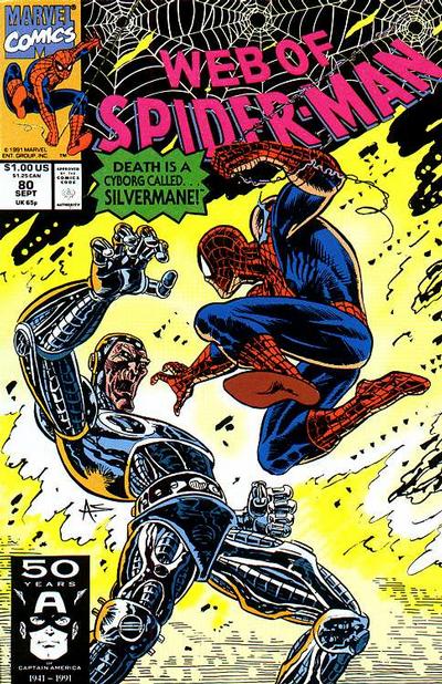 Web of Spider-Man #80 [Direct] - Vf- 