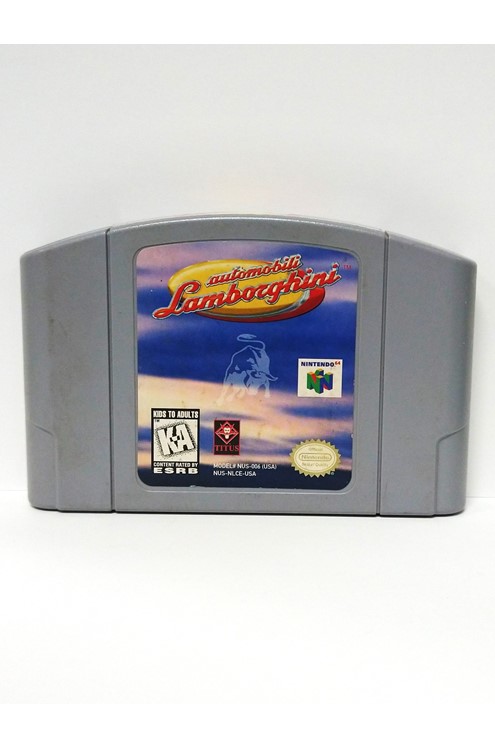 Nintendo 64 N64 Automobili Lamborghini Cartridge Only (Very Good)