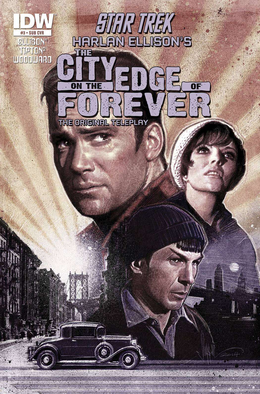 Star Trek City of the Edge of Forever #3 Subscription Variant