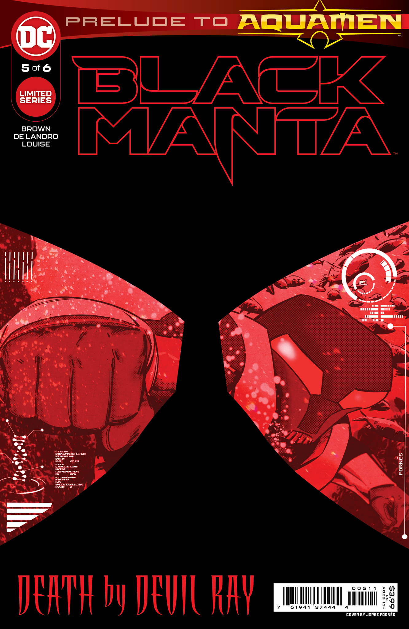 Black Manta #5 Cover A Jorge Fornes (Of 6)