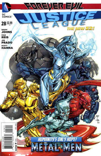 Justice League #28 [Direct Sales]-Near Mint (9.2 - 9.8) Reintroduction of The Metal Men