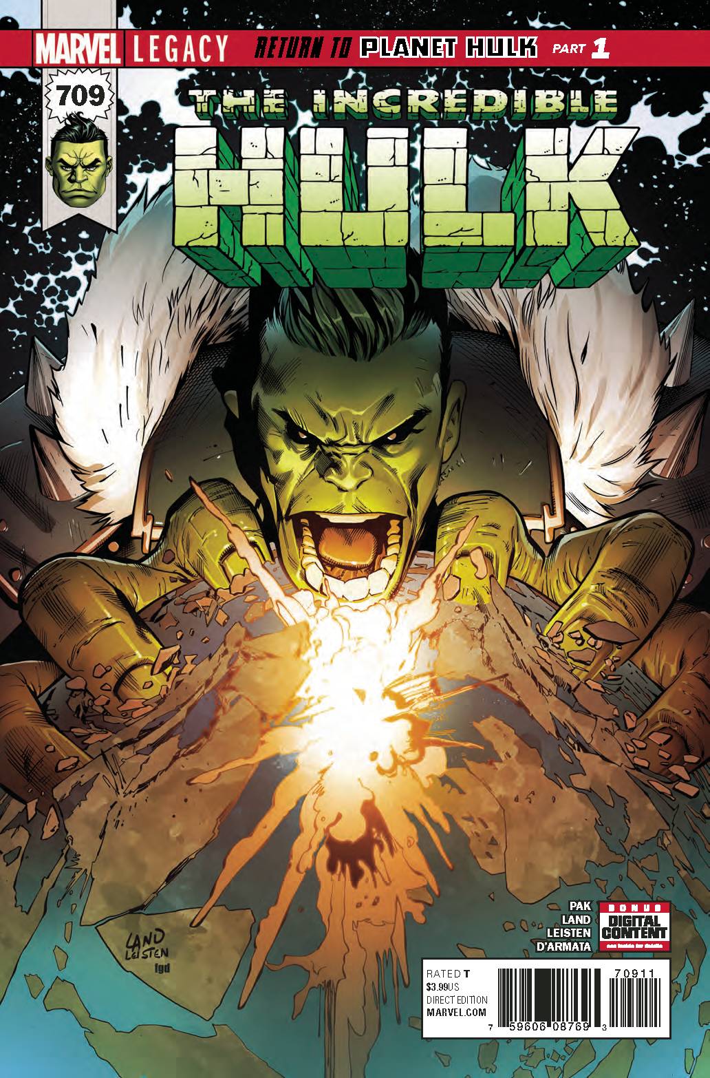 Incredible Hulk #709 Legacy