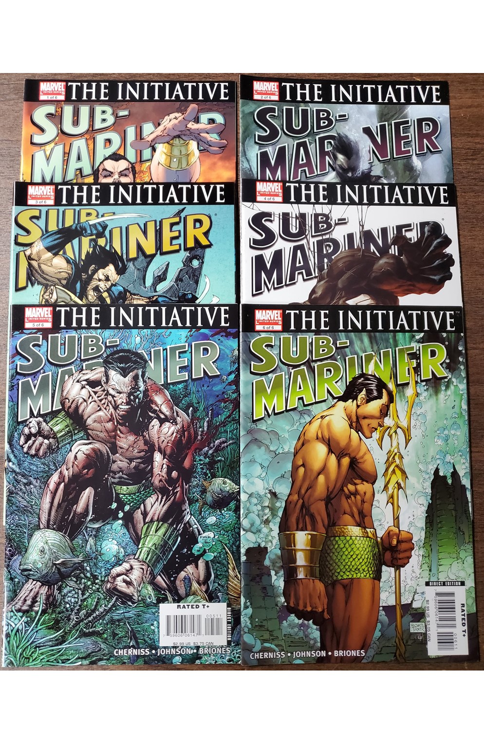 Sub-Mariner #1-6 (Marvel 2007) Set