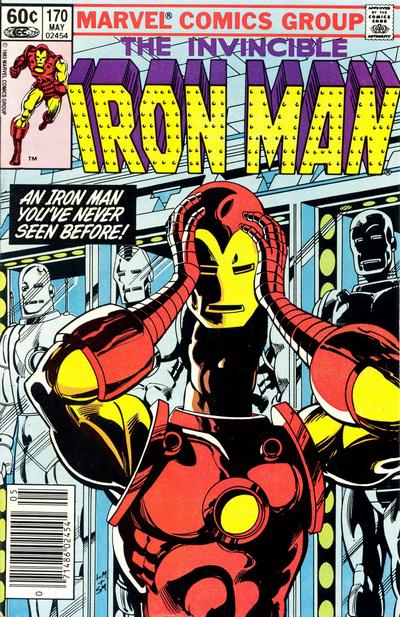 Iron Man #170 [Newsstand]-Near Mint (9.2 - 9.8)