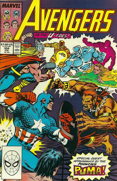 The Avengers #304 [Direct]-Fine (5.5 – 7)