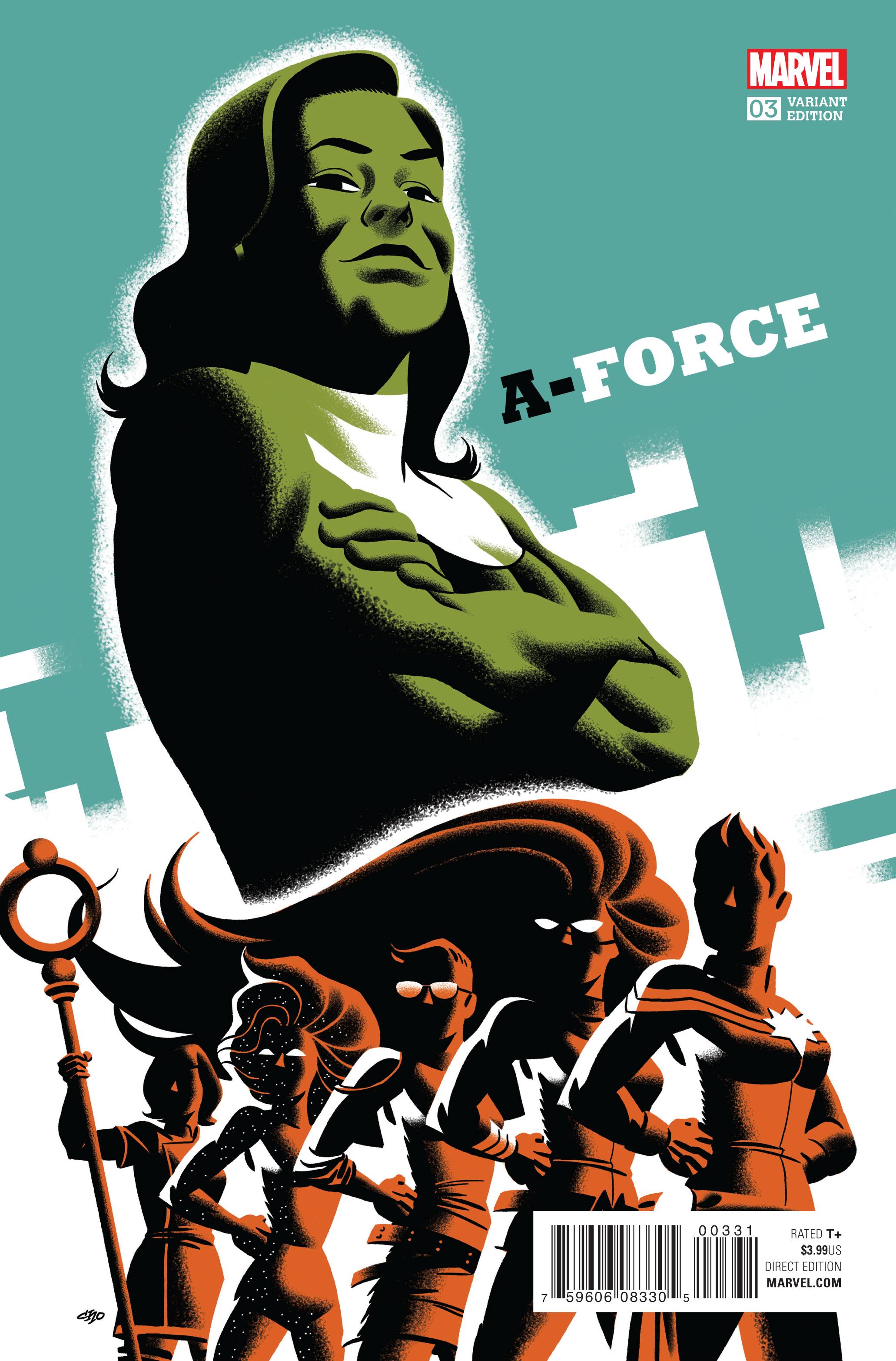 A-Force #3 (Cho Variant) (2016)