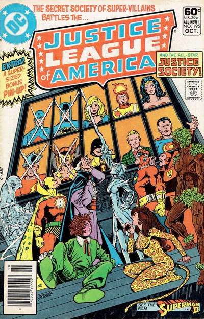 Justice League of America #195 [Newsstand]-Very Fine (7.5 – 9)