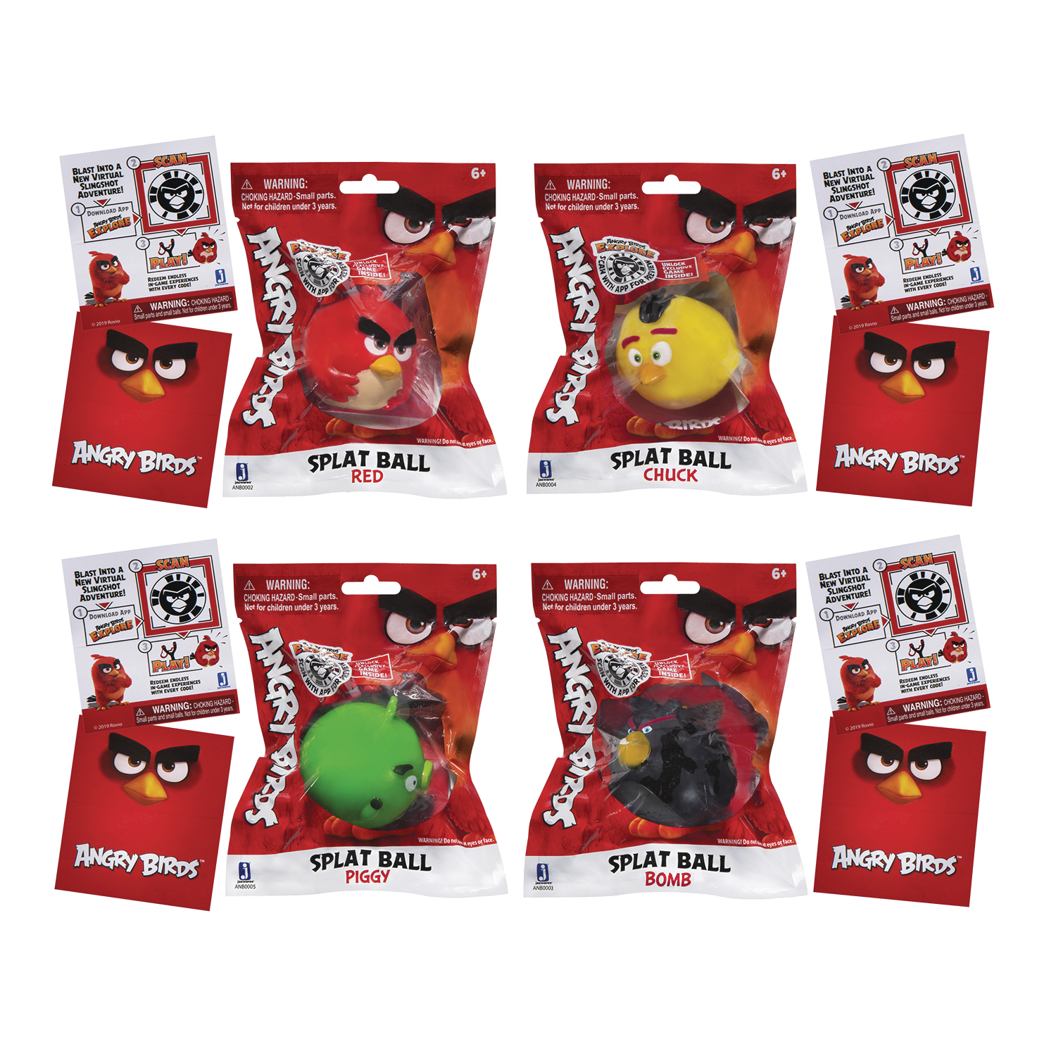 Angry Birds 24 Piece Splat Balls Assortment | ComicHub