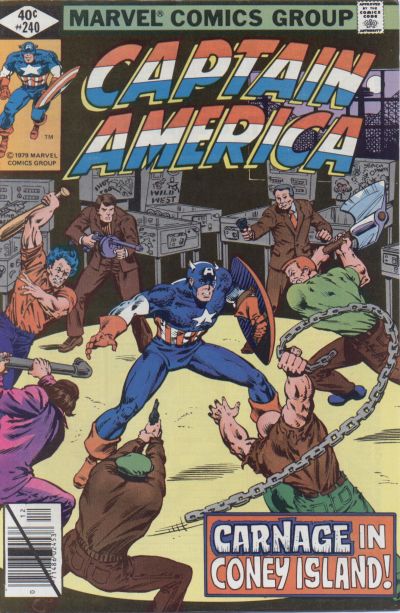 Captain America #240 [Direct]-Fine (5.5 – 7)