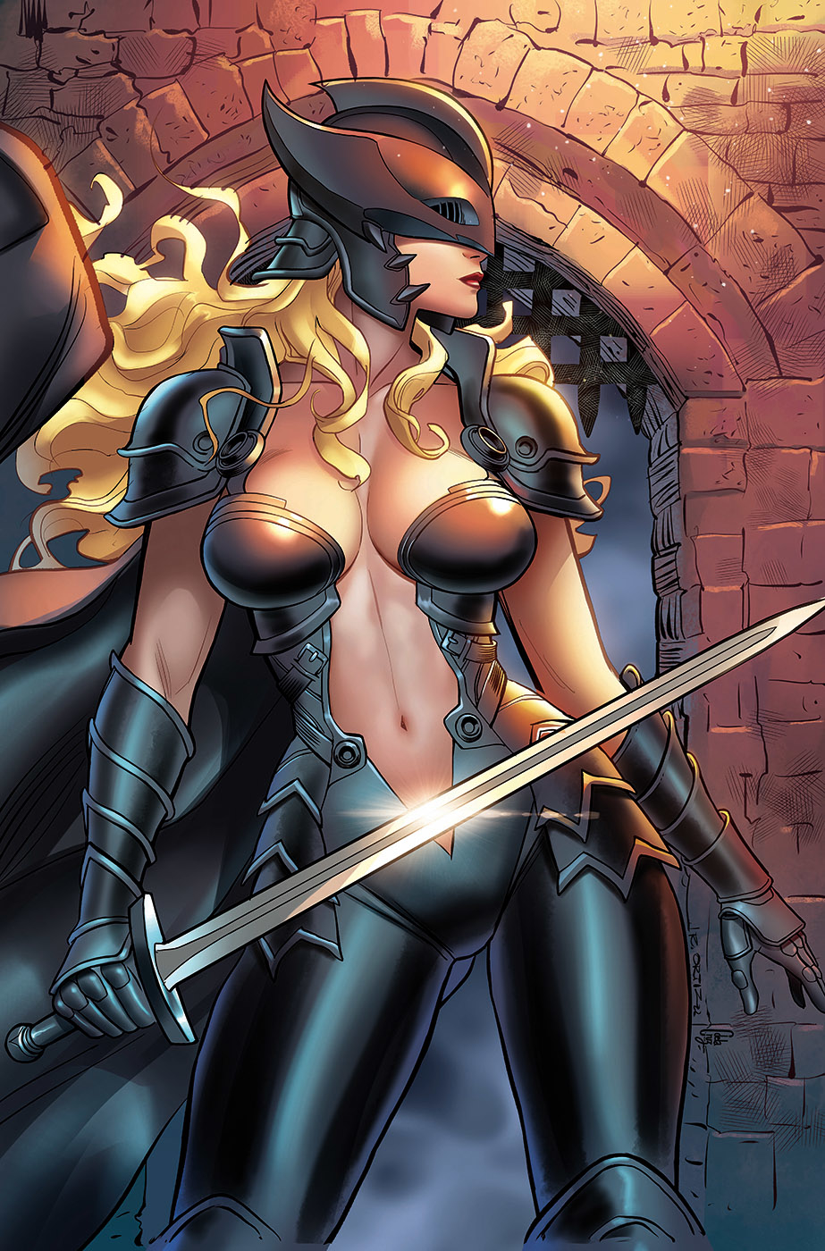 Myths & Legends Black Knight Fate of Legends Cover C Ortiz