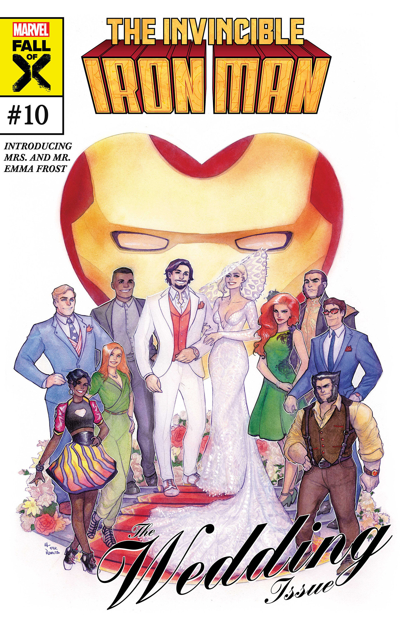 Invincible Iron Man #10 Meghan Hetrick Homage Variant A (Fall of the X-Men)