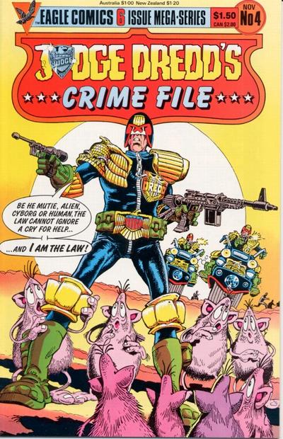 Judge Dredd's Crime File #4-Fine (5.5 – 7)