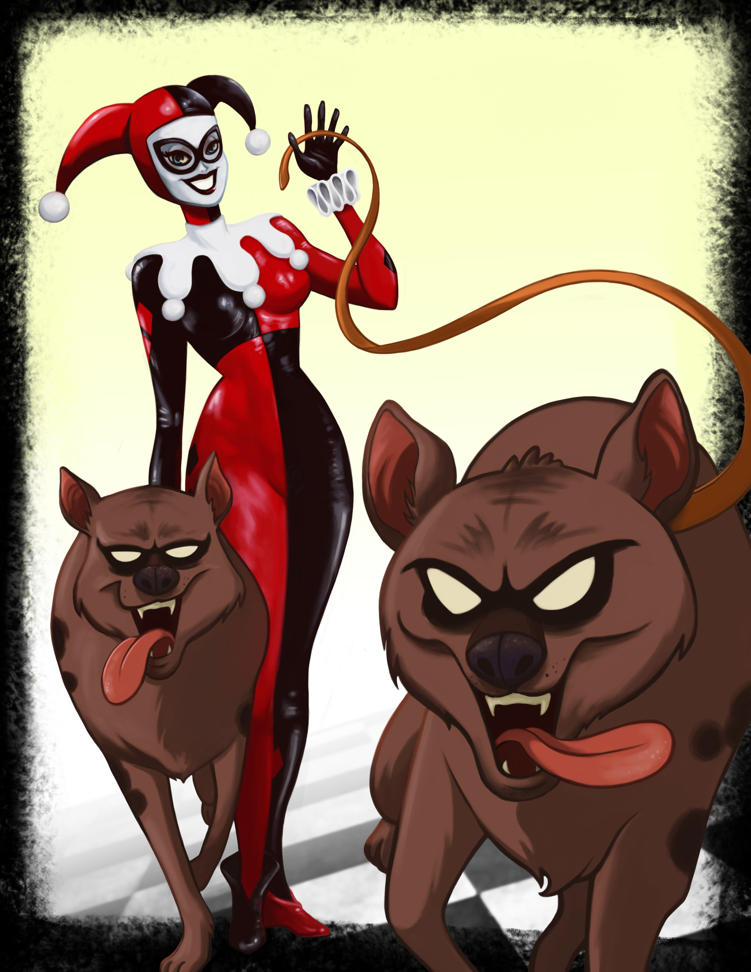 Leann Hill Art - Batman The Animated Series Harley Quinn (Large)