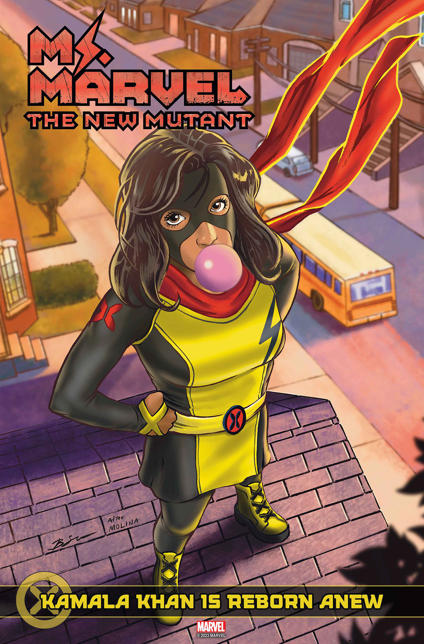 Ms. Marvel The New Mutant #4 Benjamin Su Homage Variant