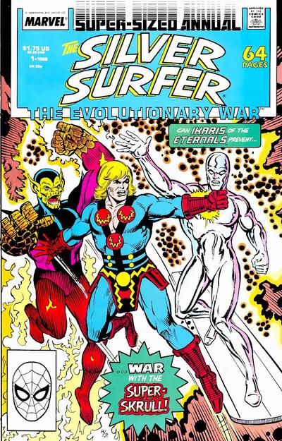 Silver Surfer Annual #1-Very Good (3.5 – 5) Newstand