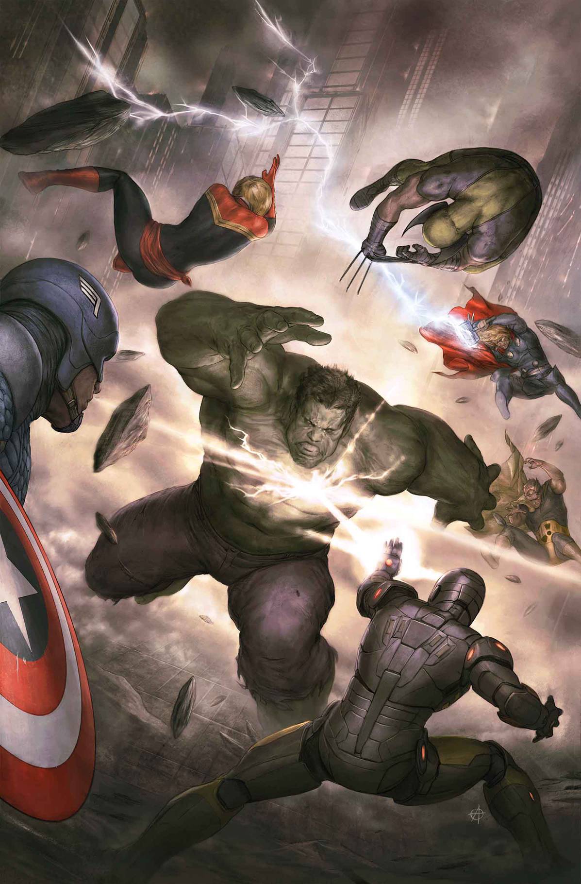 Avengers #28 (Christopher Captain America Team-Up Variant ) (2012)