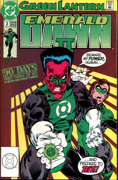 Green Lantern: Emerald Dawn II #3 [Direct]-Fine (5.5 – 7)