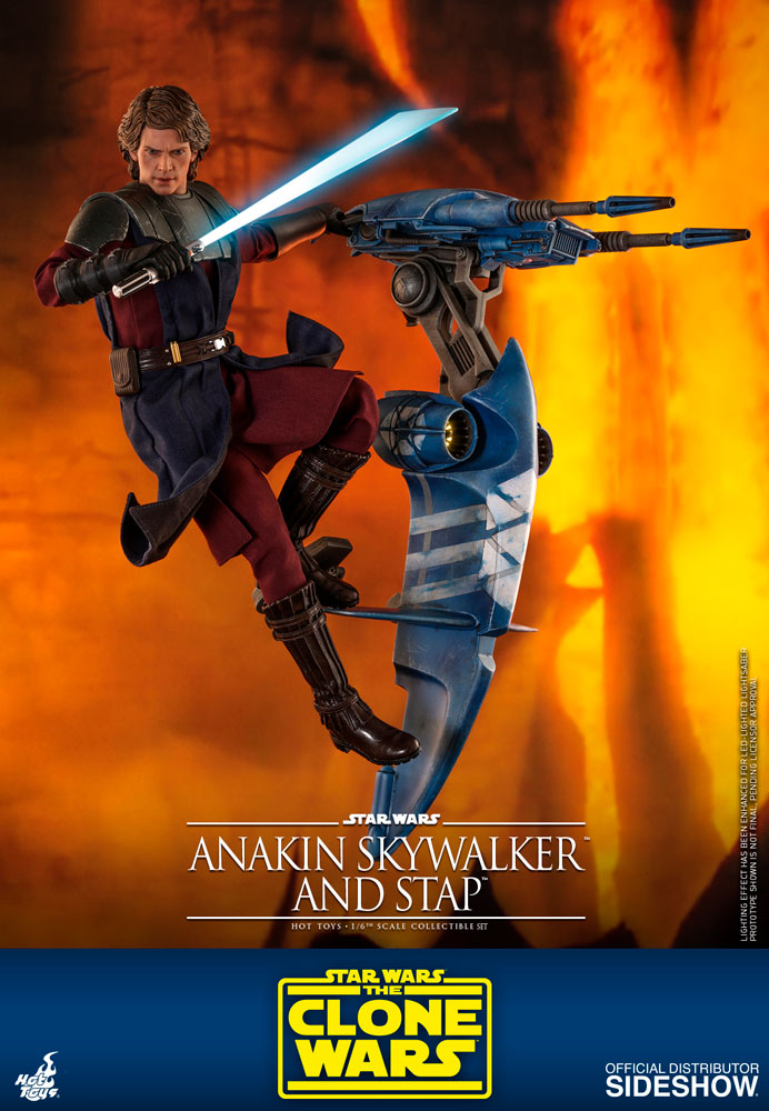 Anakin Skywalker And Stap 1:6 Scale Set Hot Toy