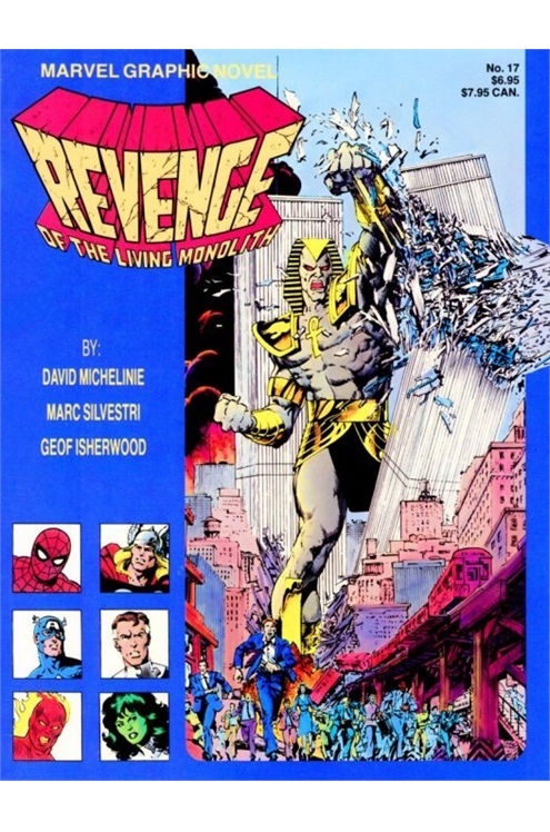 Marvel Graphic Novel (1982-1989) #17 - Revenge of The Living Mummy [Stock Image]