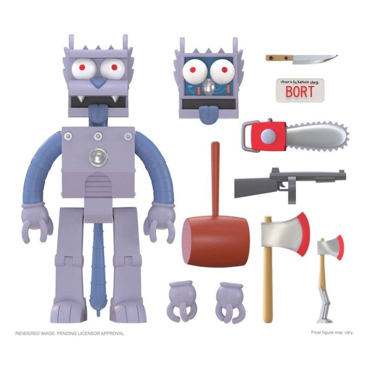 The Simpsons Ultimates Robot Scratchy Action Figure