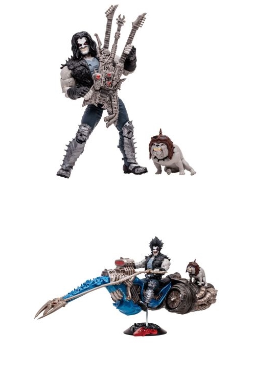 DC Multiverse Vehicles Lobo With Spacehog (Gold Label)