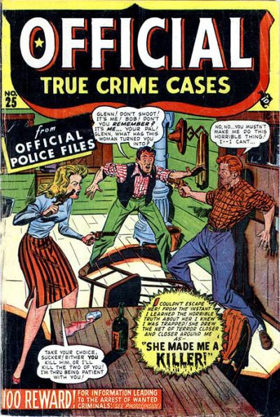 Official True Crime Cases Comics #25 (1947)-Good (1.8 – 3)