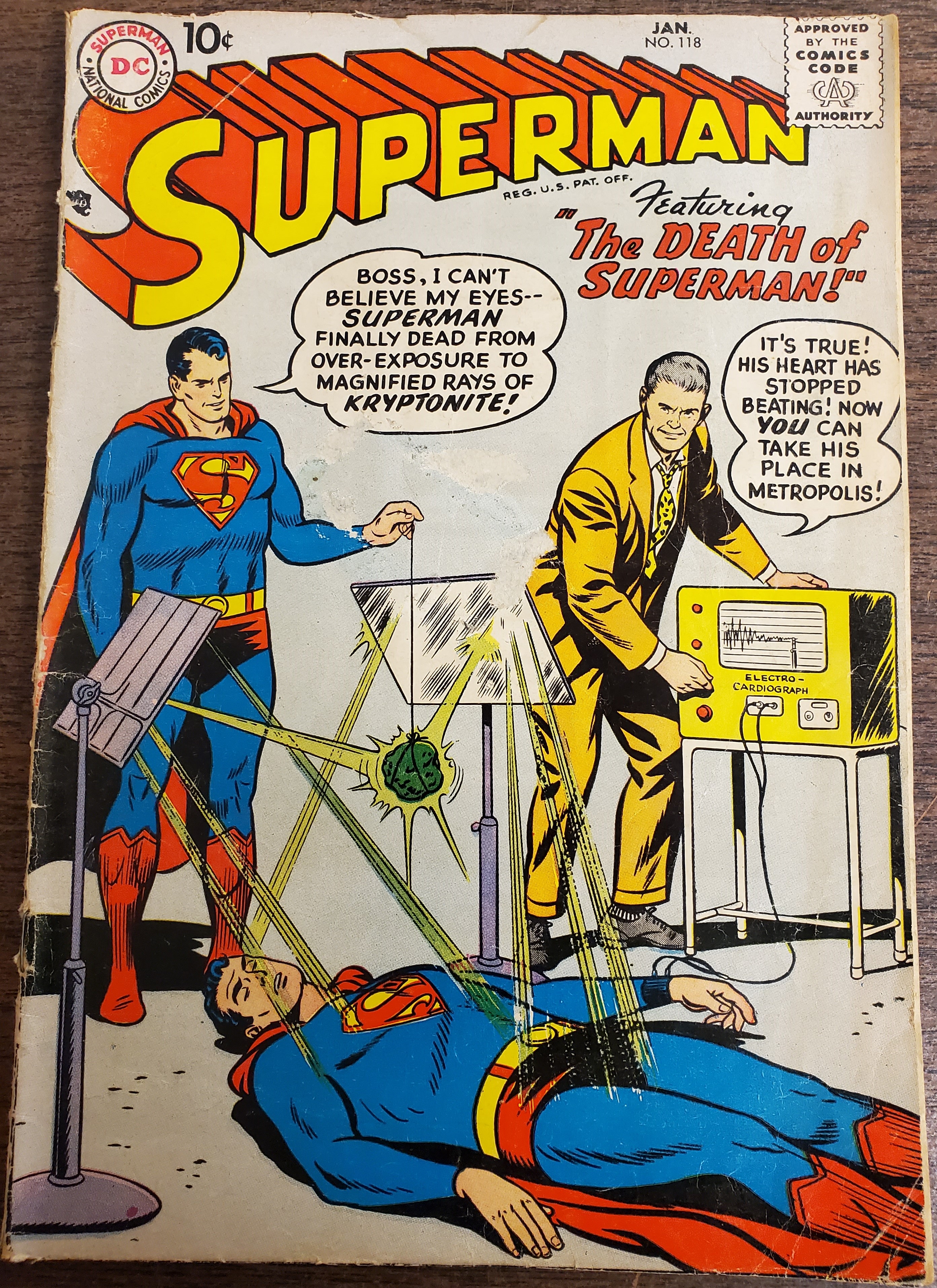 Superman #118 (1939)- G/Vg 3.0