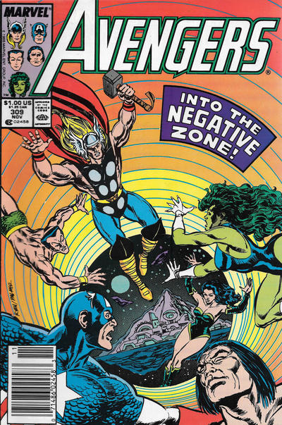 The Avengers #309 [Newsstand]-Fine/Very Fine 