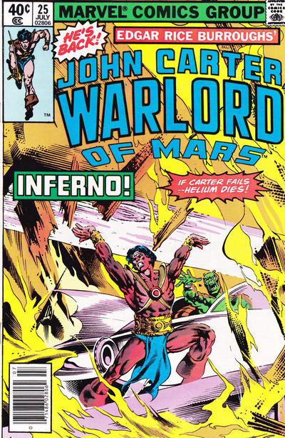 John Carter Warlord of Mars #25 [Newsstand]