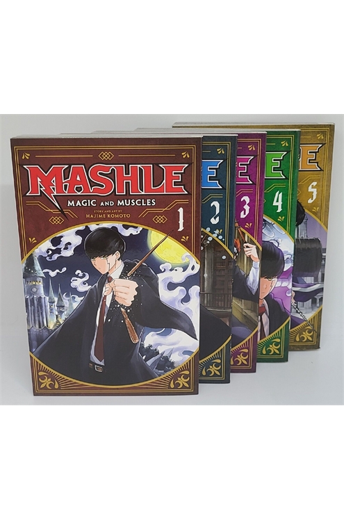 Mashle Magic And Muscles Manga Volumes 1-5 Set Pre-Owned