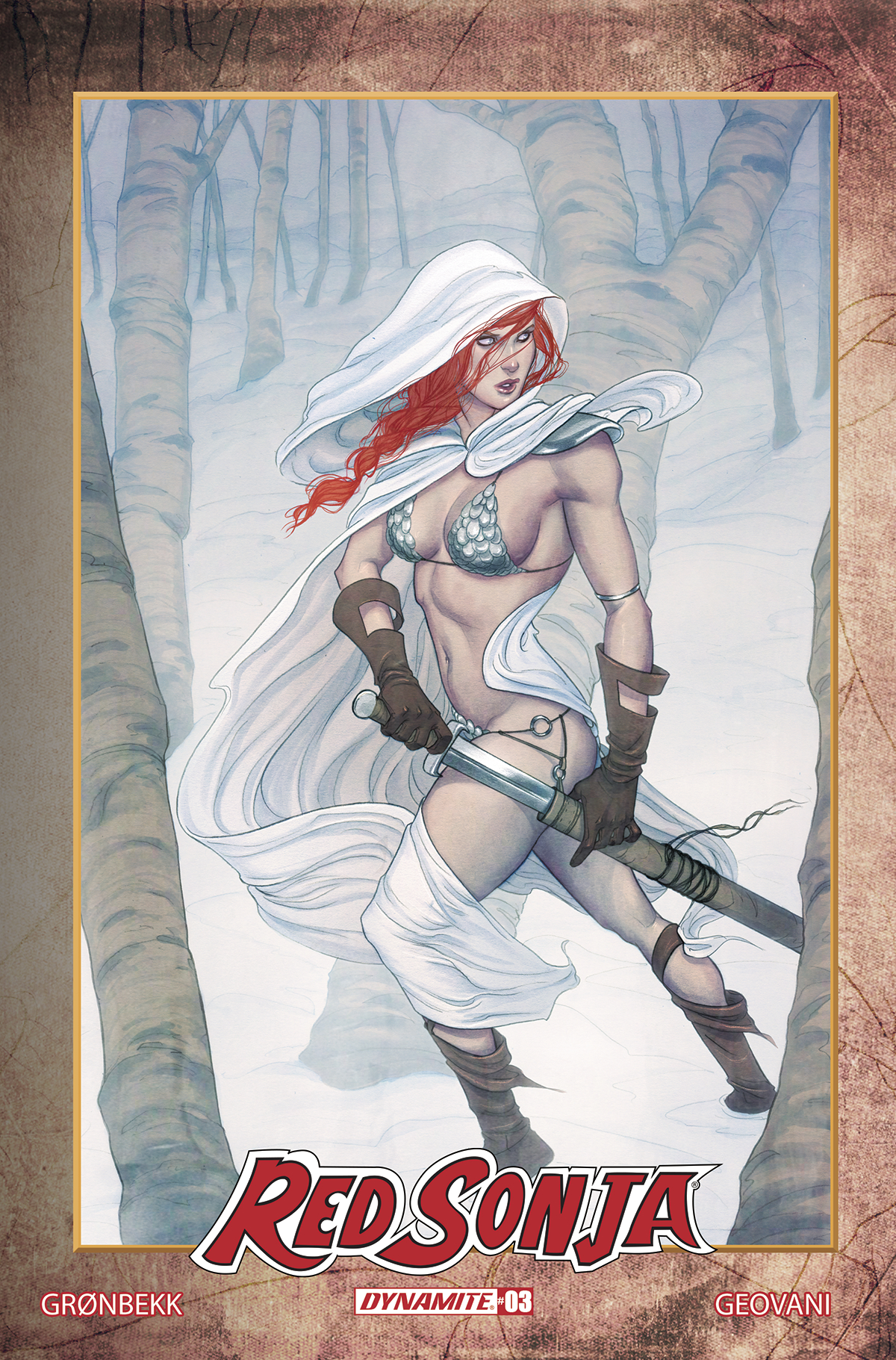 Red Sonja 2023 #3 Cover H 1 for 10 Incentive Frison Modern Icon