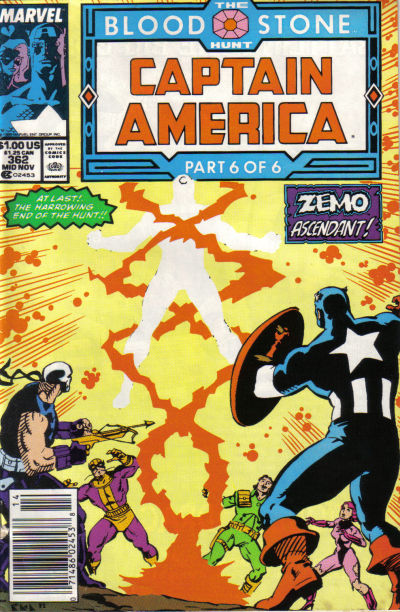 Captain America #362 [Newsstand]-Very Good (3.5 – 5)