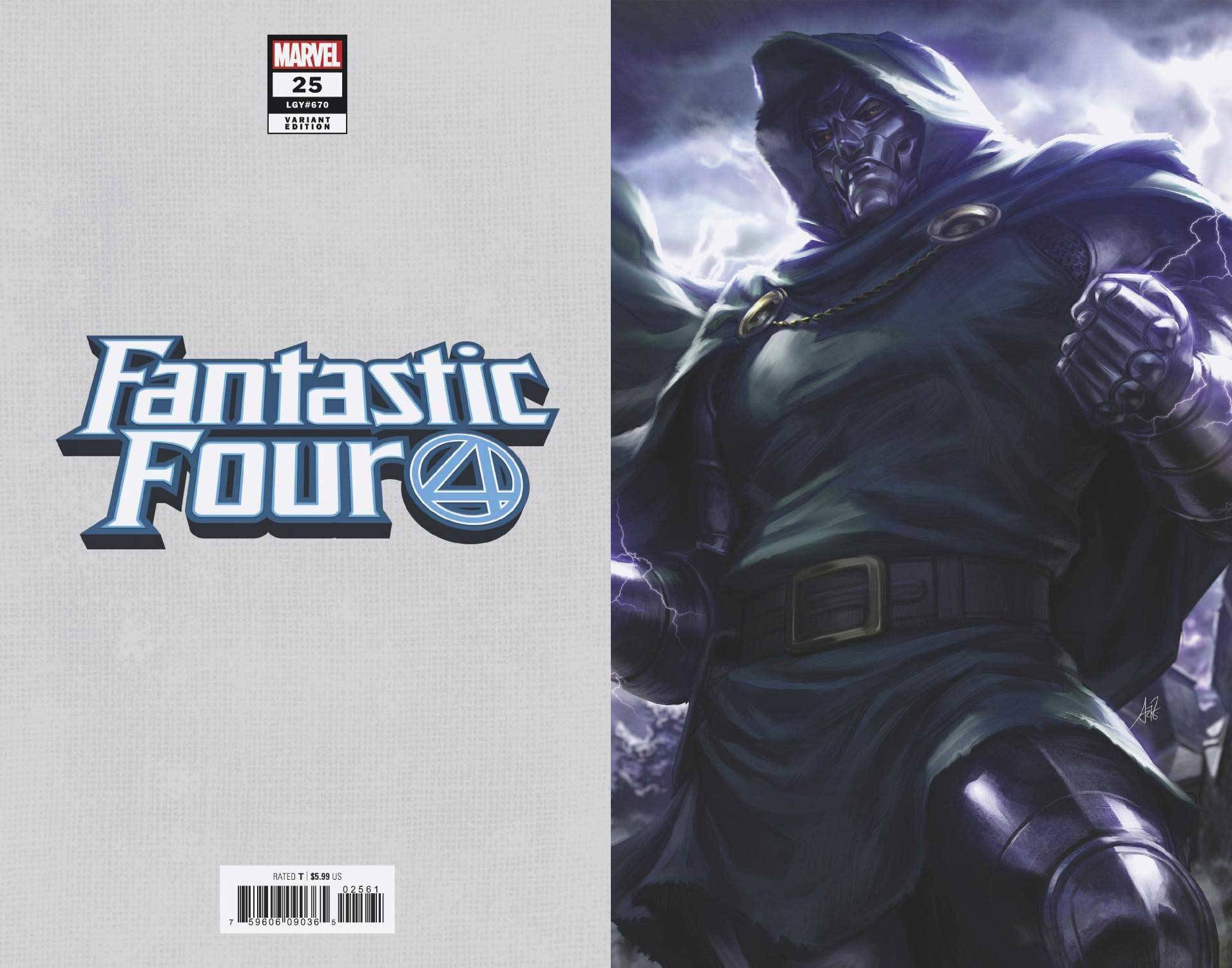 Fantastic Four #25 Artgerm Virgin Variant (2018)