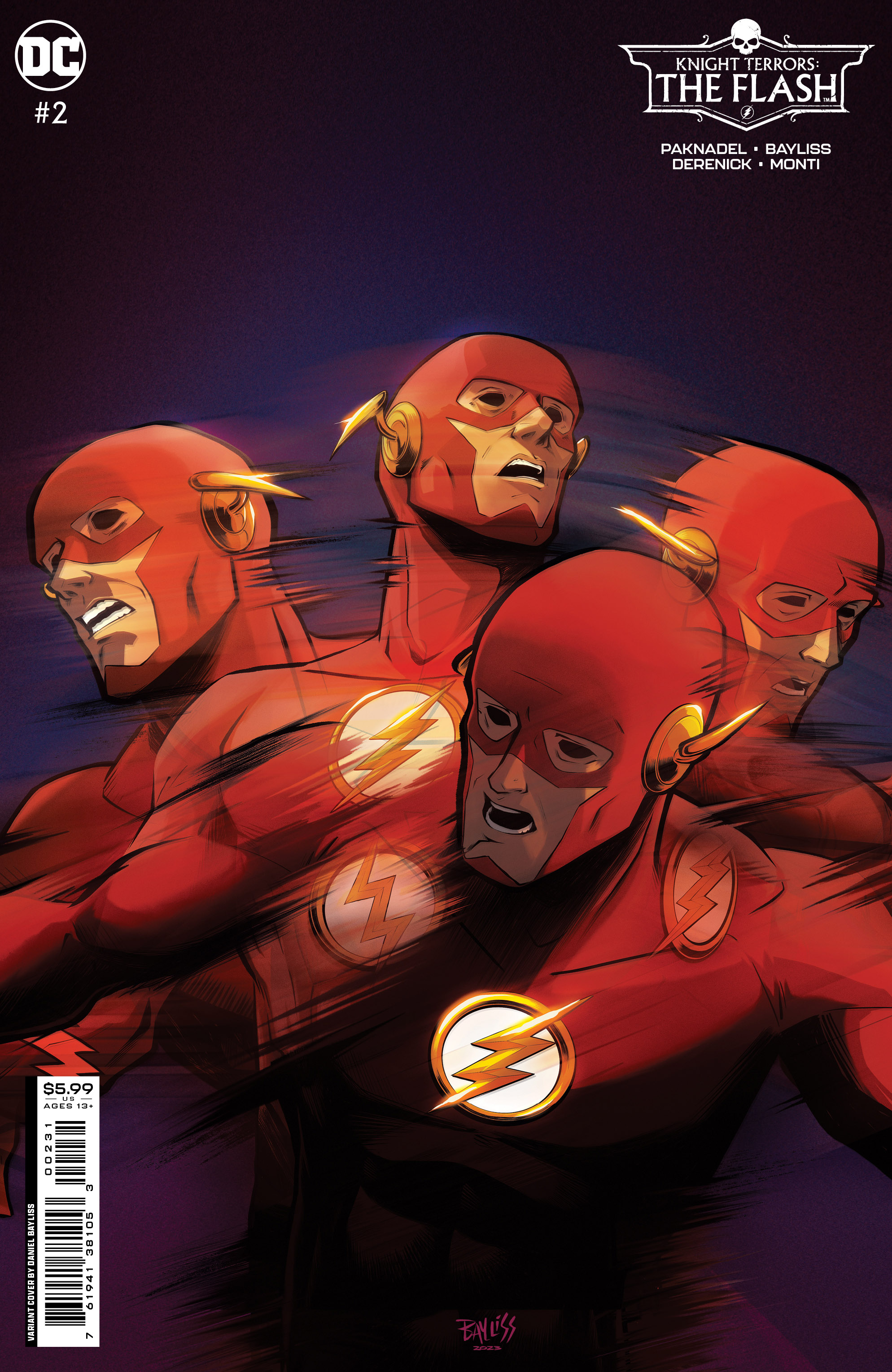 Flash #800.2 Knight Terrors #2 Cover C Daniel Bayliss Card Stock Variant (Of 2)