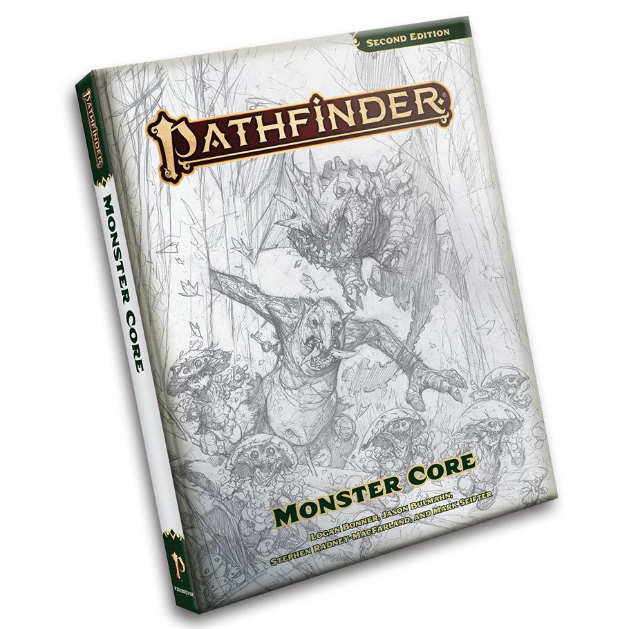 Pathfinder Rpg: Pathfinder Monster Core Sketch Cover Edition (P2)