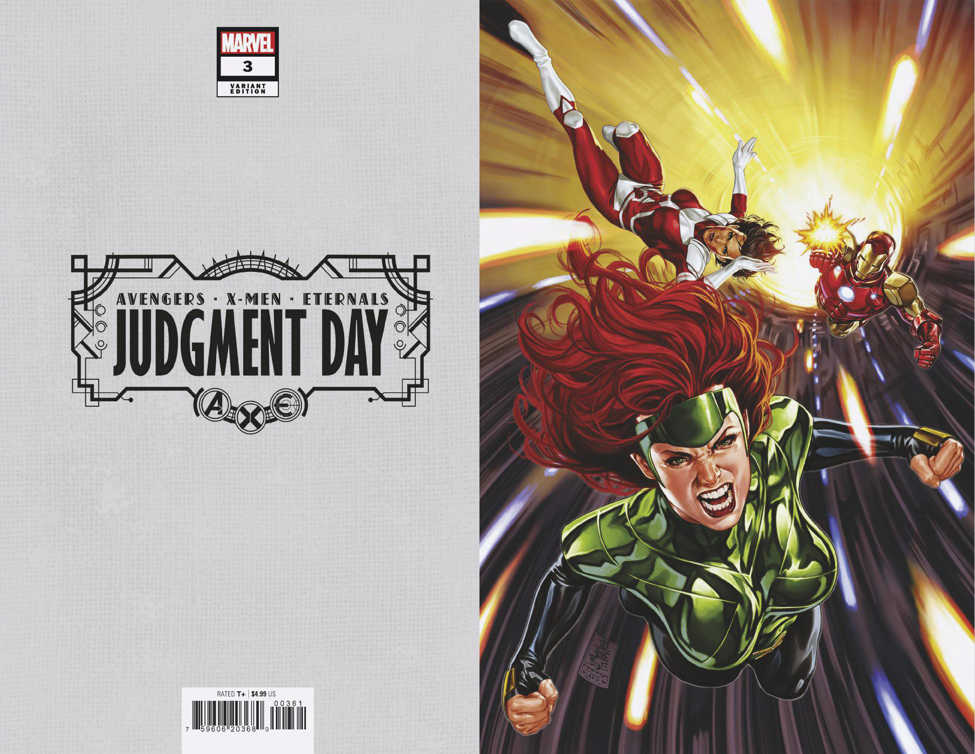 A.X.E. Judgment Day #3 1 for 100 Incentive Brooks Virgin Variant (Of 6)