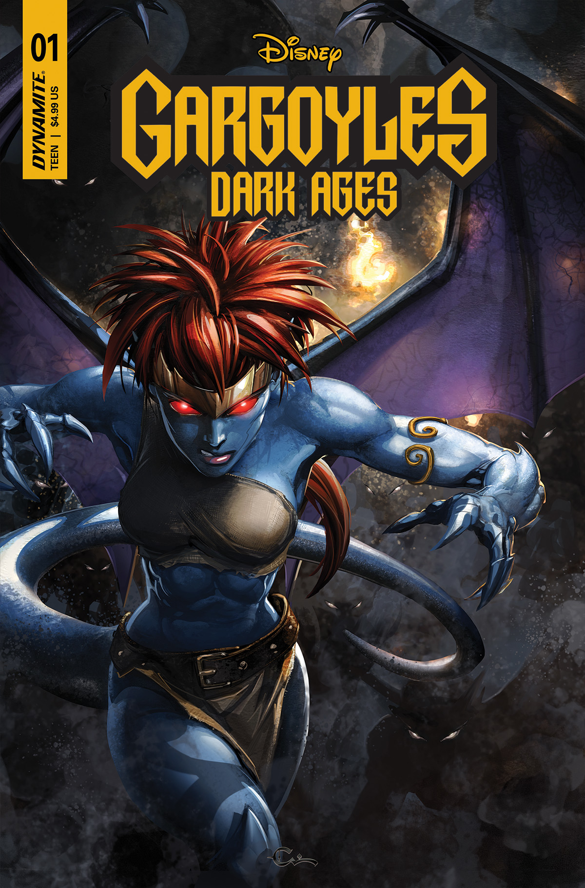 Gargoyles Dark Ages #1 Cover A Crain