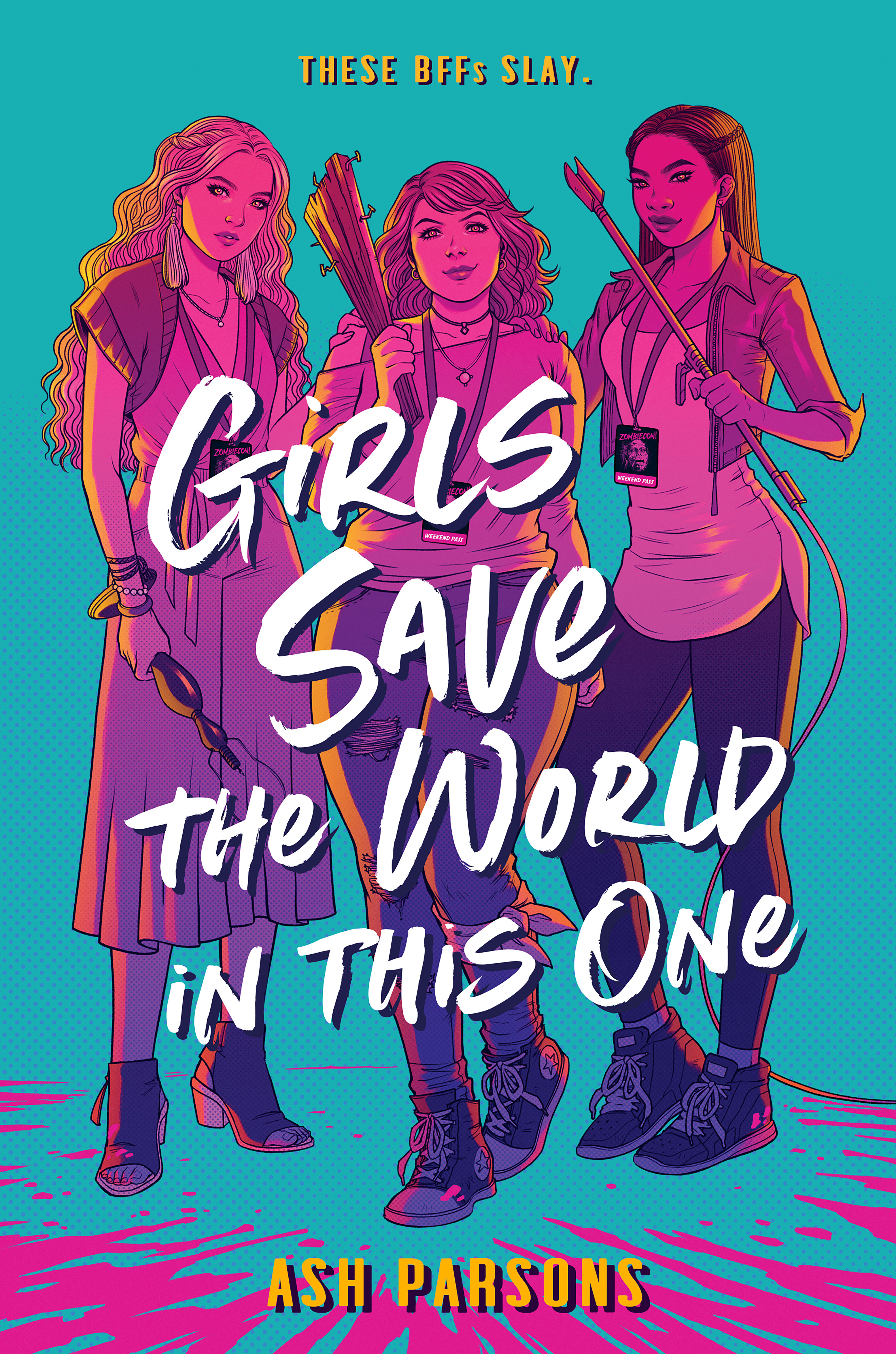 Girls Save The World In This One (Hardcover Book)