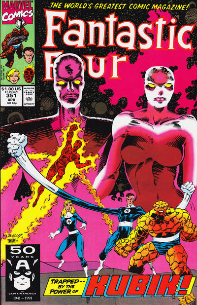 Fantastic Four #351 [Direct]-Very Fine (7.5 – 9)