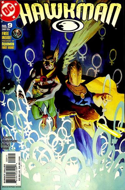 Hawkman #9-Very Fine (7.5 – 9)