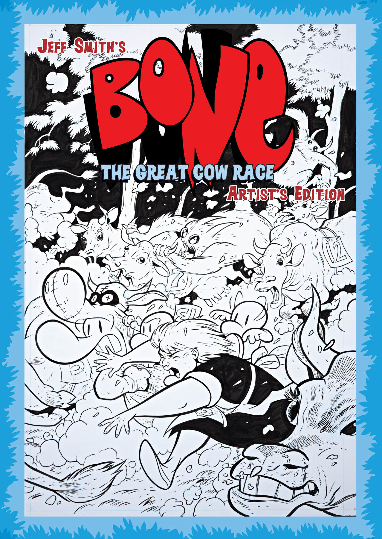 Jeff Smith Bone Great Cow Race Artist Edition Hardcover