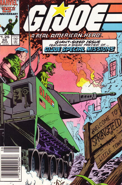 G.I. Joe, A Real American Hero #50 [Newsstand]-Fine (5.5 – 7)