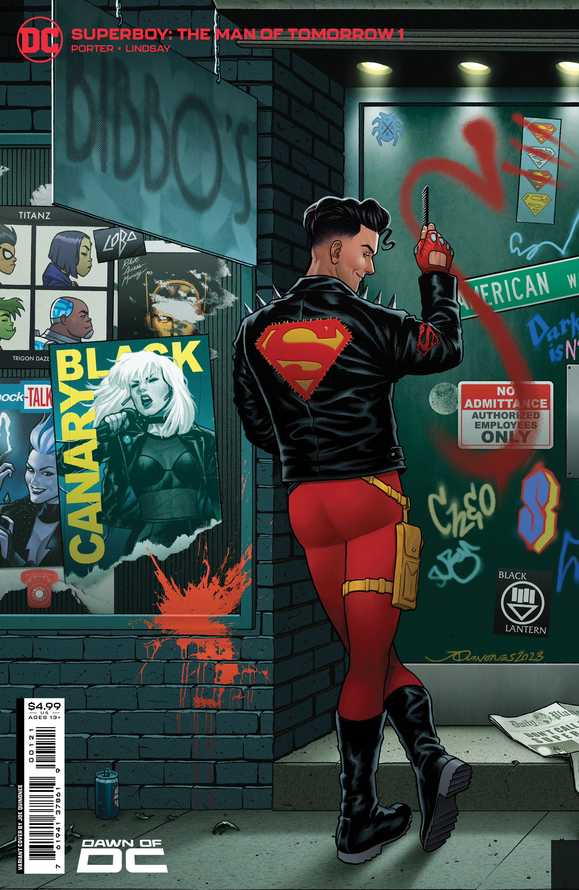 Superboy The Man of Tomorrow #1 Cover B Joe Quinones Card Stock Variant (Of 6)