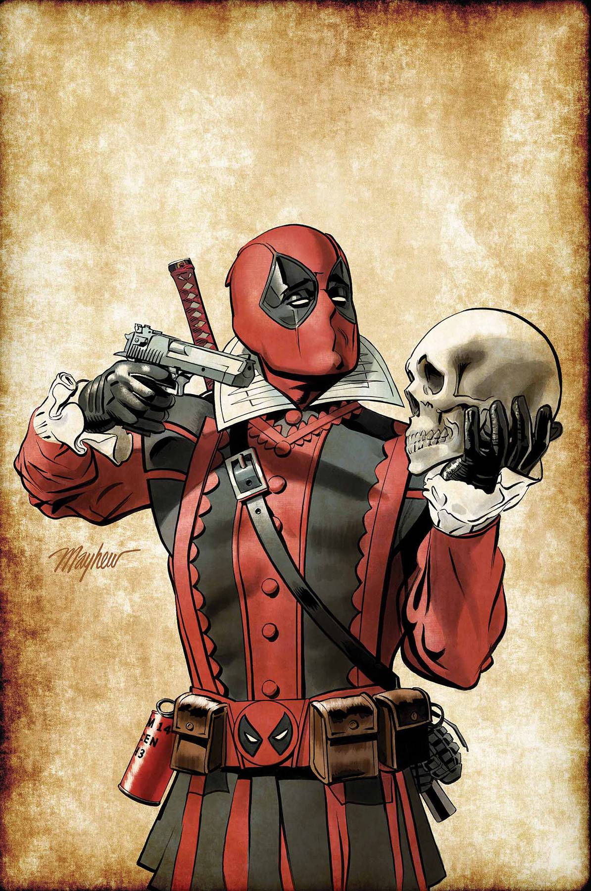 Deadpool #21 (Mayhew Shakespeare Variant) (2015)