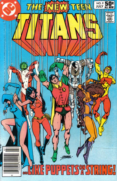 The New Teen Titans #9 [Newsstand](1980)-Very Fine (7.5 – 9)