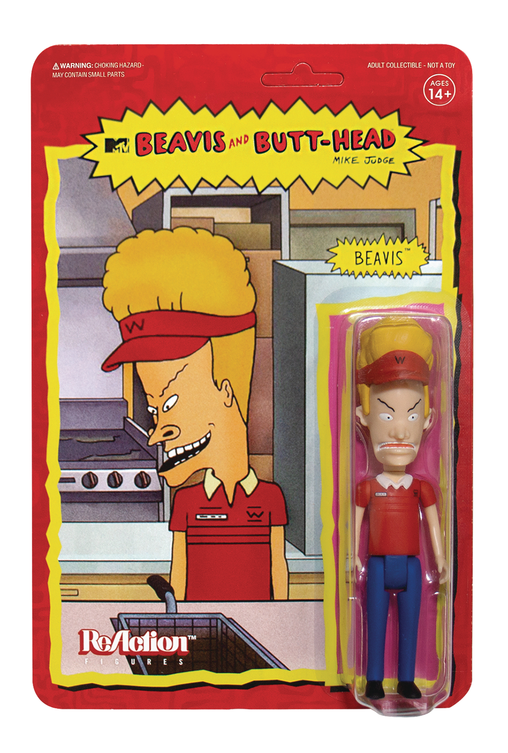 Beavis & Butthead Burger World Beavis Reaction Figure